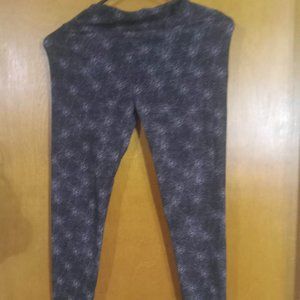 LuLaRoe Leggings black and purple